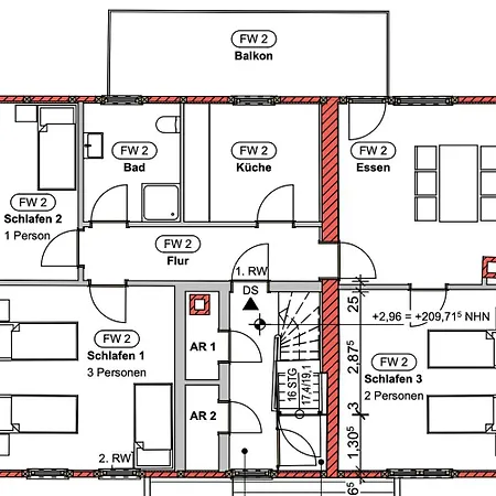 Unterm Stein - Rotkaeppchen - 3 Schlafzimmer *